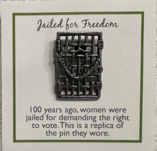 "Jailed for Freedom" Lapel Pin