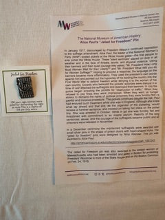 "Jailed for Freedom" Lapel Pin