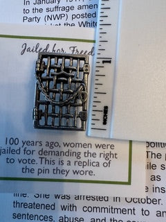"Jailed for Freedom" Lapel Pin